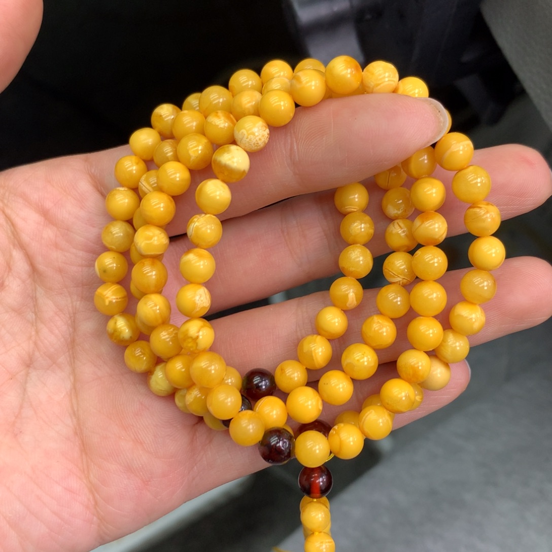 琥珀未镶嵌珠宝奇石6mm➕