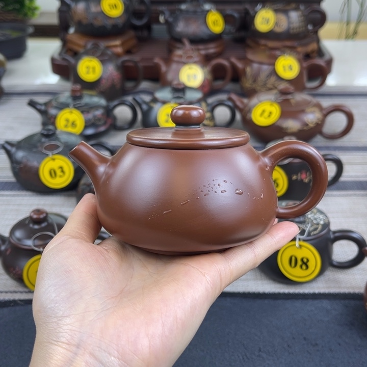 夜***上坭兴陶原矿坭料制作