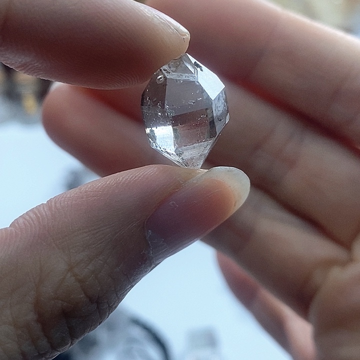 水晶颈饰未镶嵌香槟色共生