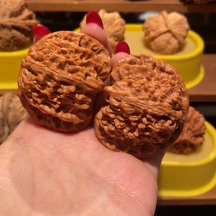 吊坠文玩核桃白狮子