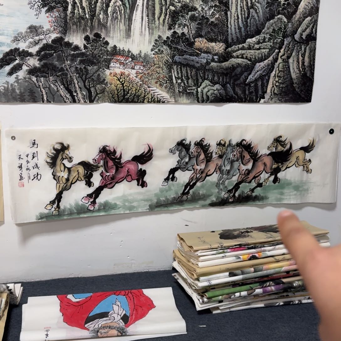 国画晓彤美术馆直播间