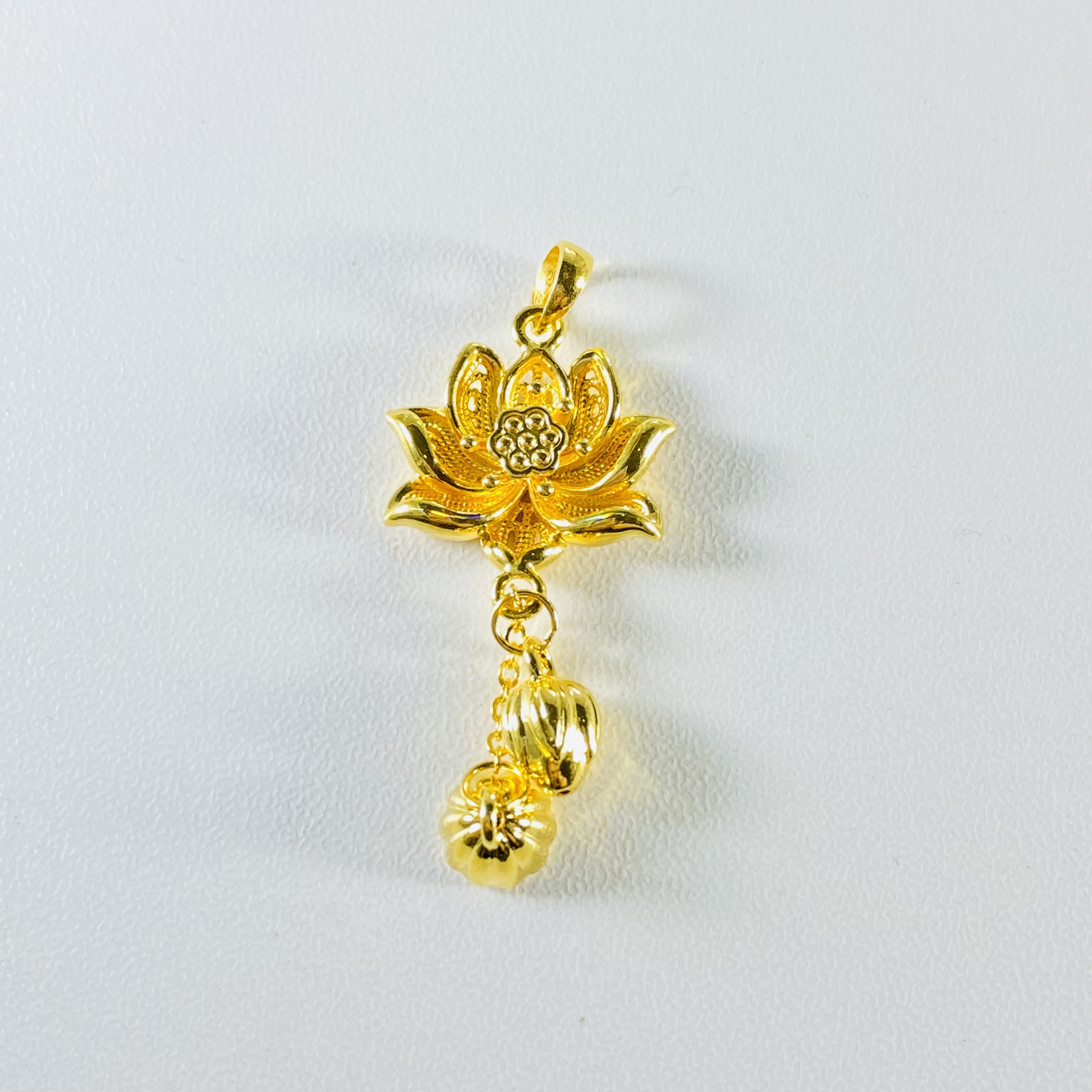 足金999 黄金莲花两世欢 1.8