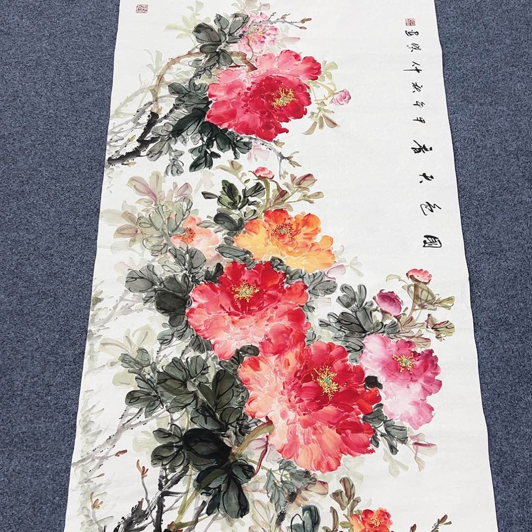 国画国画作品宣纸纯手绘