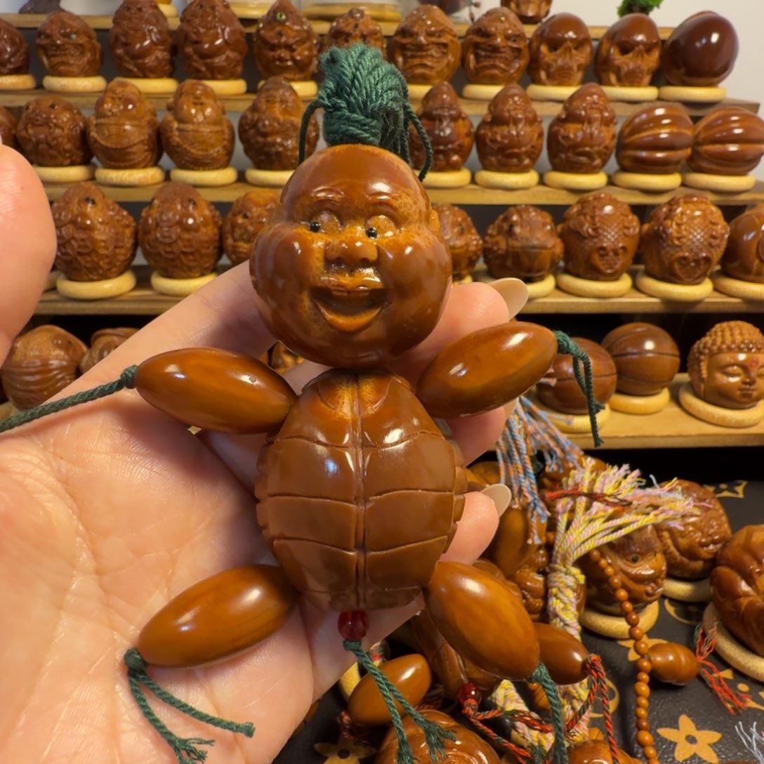 ゾ***ぃ手串/手链橄榄核龟仙人88