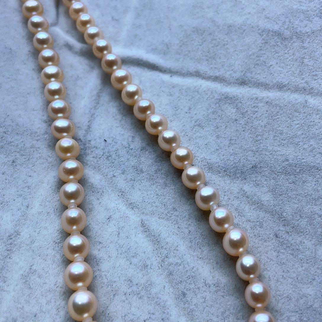 淡水珍珠颈饰银S925镶嵌