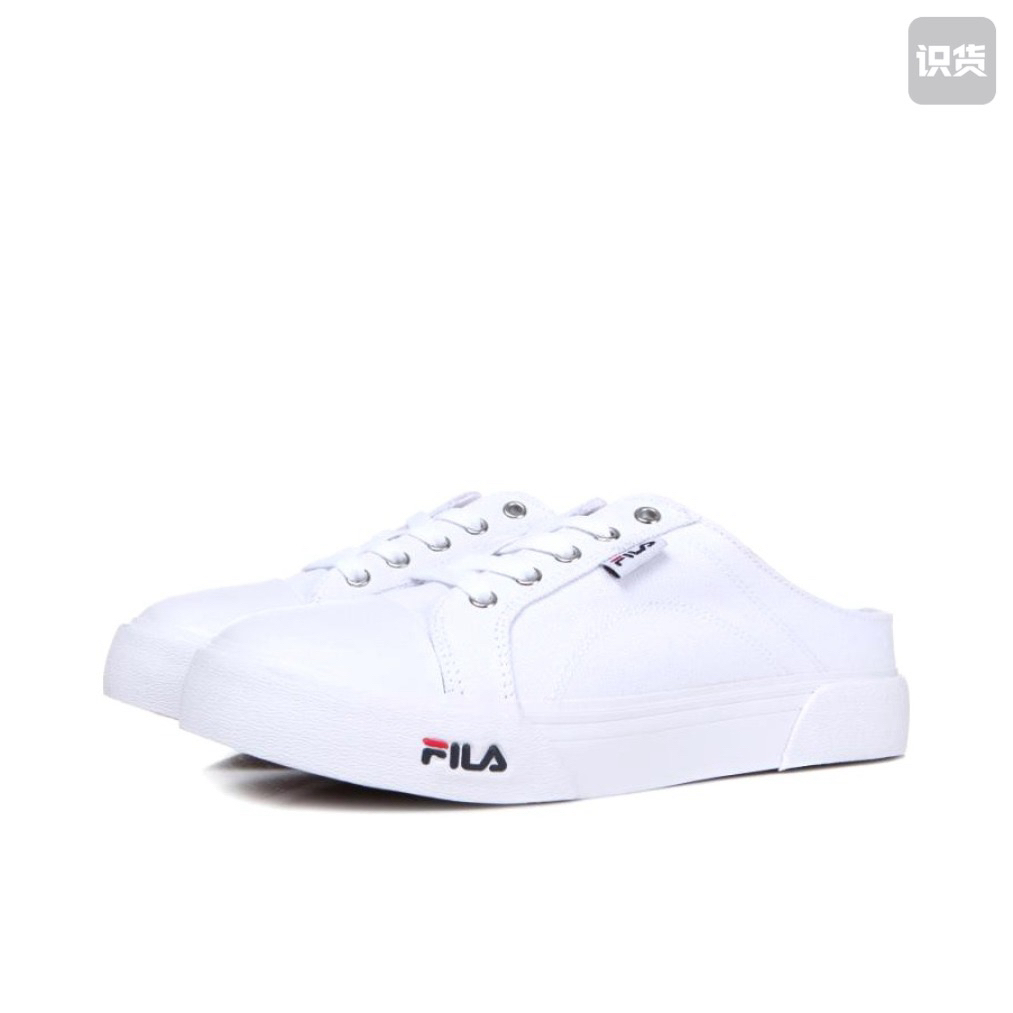FILA/斐乐 系列 轻便 透气 低帮 半拖 运动休闲鞋 白色