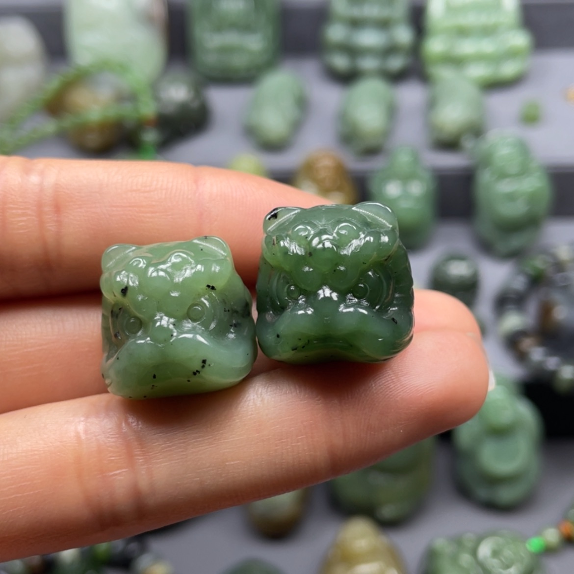 【闪购商品】和田玉吊坠一对未镶嵌