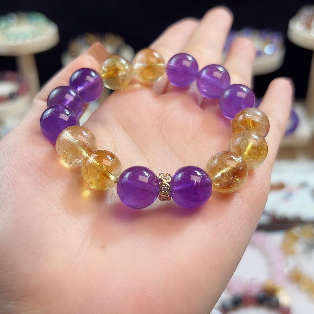 水晶手串未镶嵌水晶手串12m m