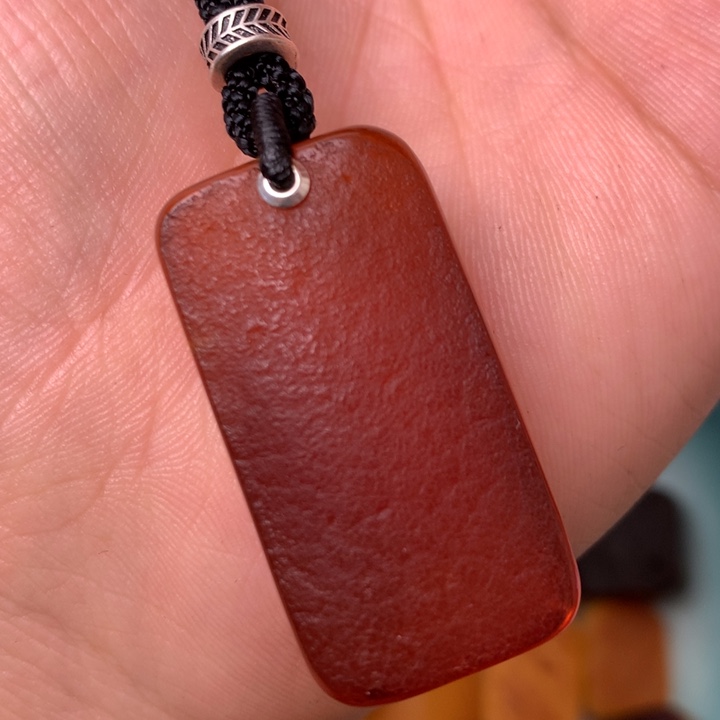 原皮留皮牌子吊坠