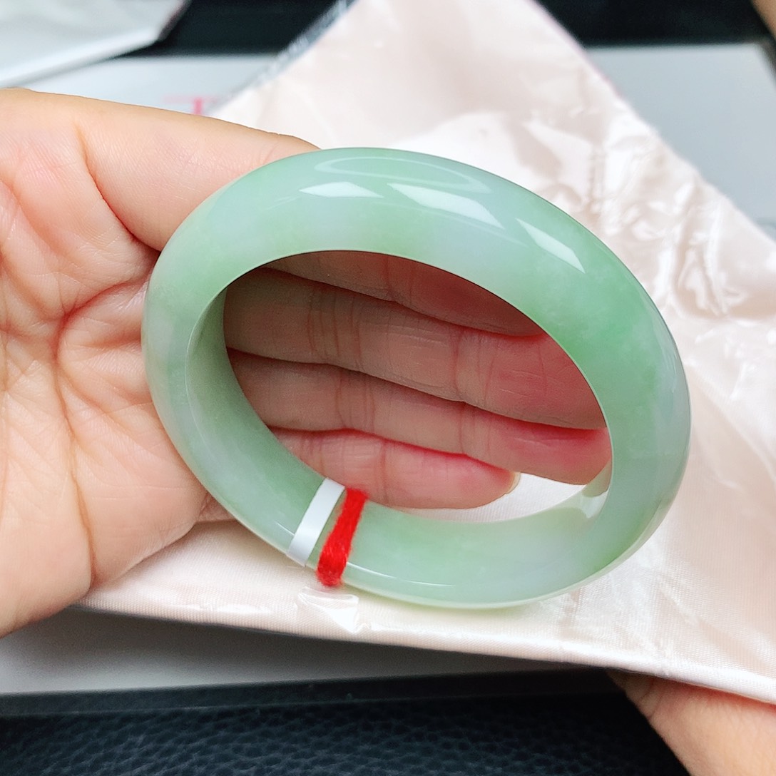 未镶嵌手镯翡翠善****)5354圈