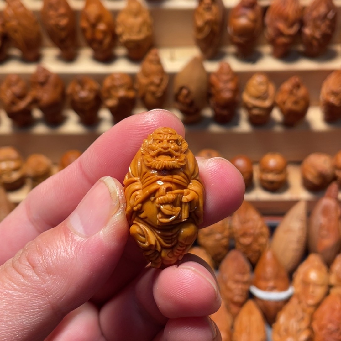 橄榄核手串/手链麒麟钟馗