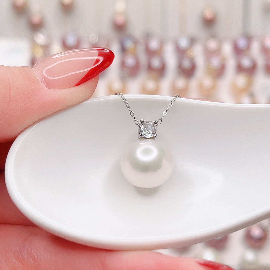 淡水珍珠合金吊坠(赠链)
