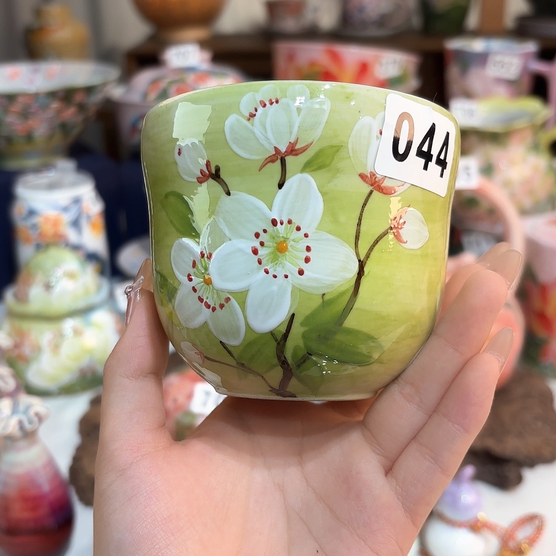 景德镇手绘高温釉下彩陶瓷茶具