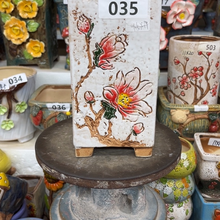 紫砂花盆粗陶材质多肉花盆