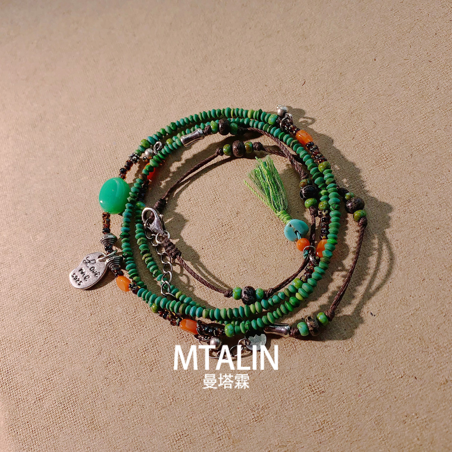 坠链均925银 MTALIN原创款925银个性时尚潮流百搭项链