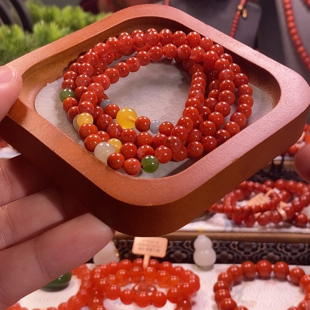 南红玛瑙未镶嵌手串