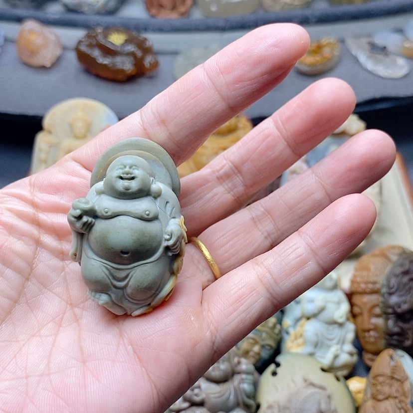 【闪购商品】定制石英质玉吊坠未镶嵌