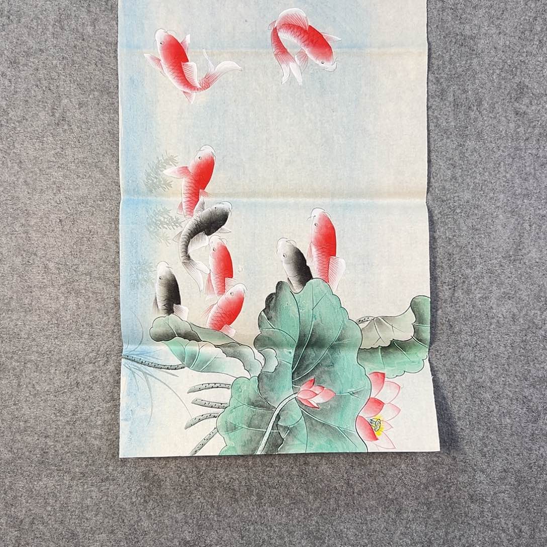 国画737 花鸟在树丛的顶端鸣叫叫声