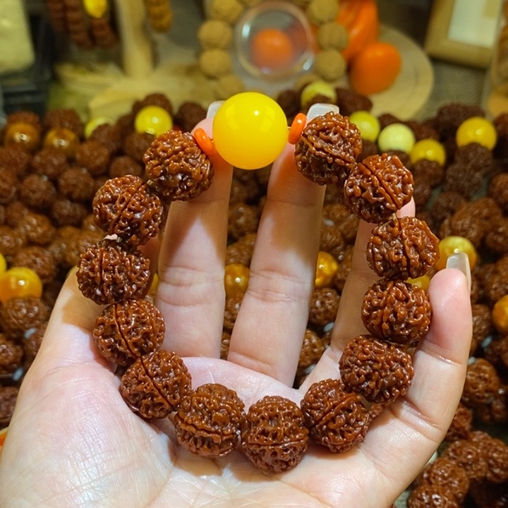 金刚菩提手串186玉华黄