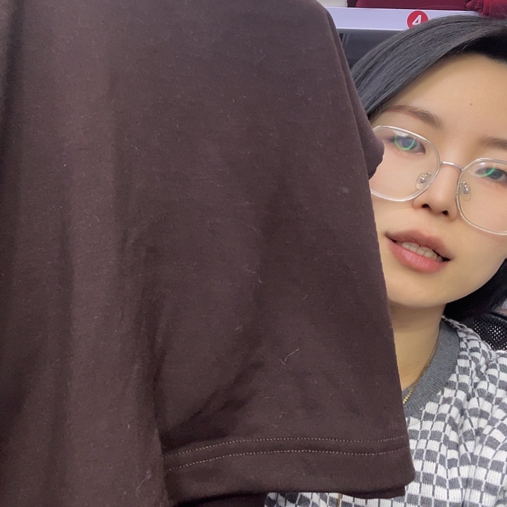 混纺咖色奥绒80厘米