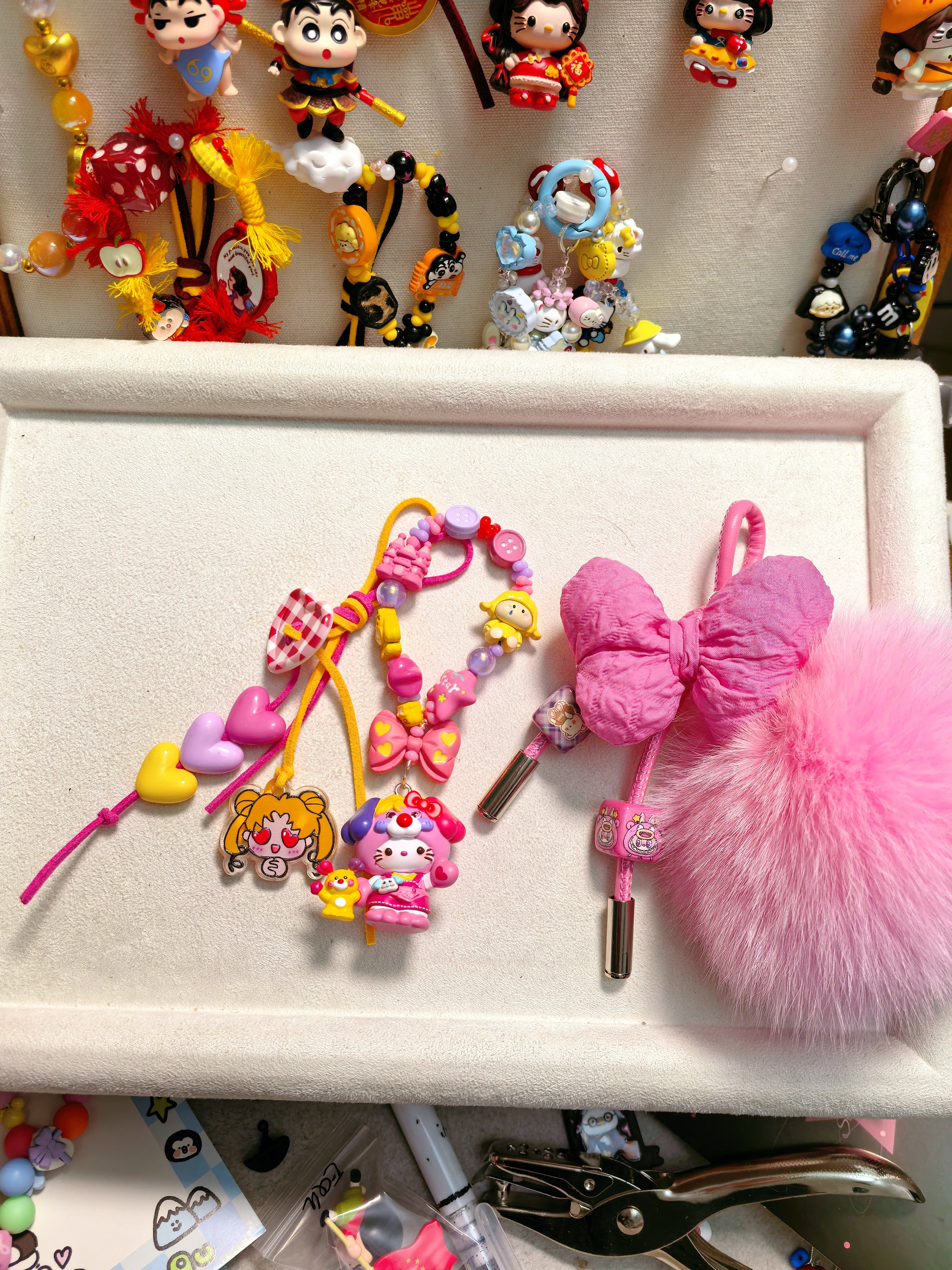 婆婆丝kt包挂手机链