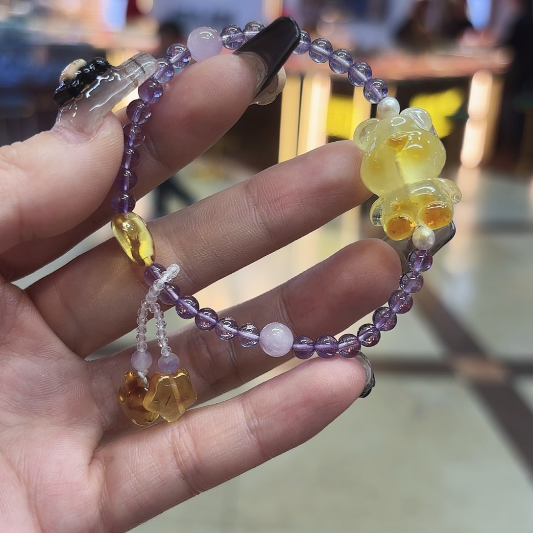 琥珀手链未镶嵌琥珀