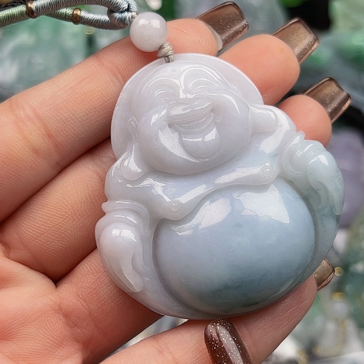 翡翠未镶嵌颈饰挂件