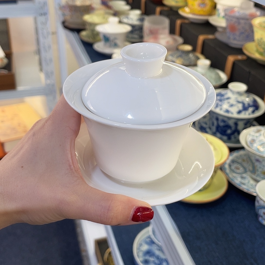 陶景德陶瓷盖碗茶具