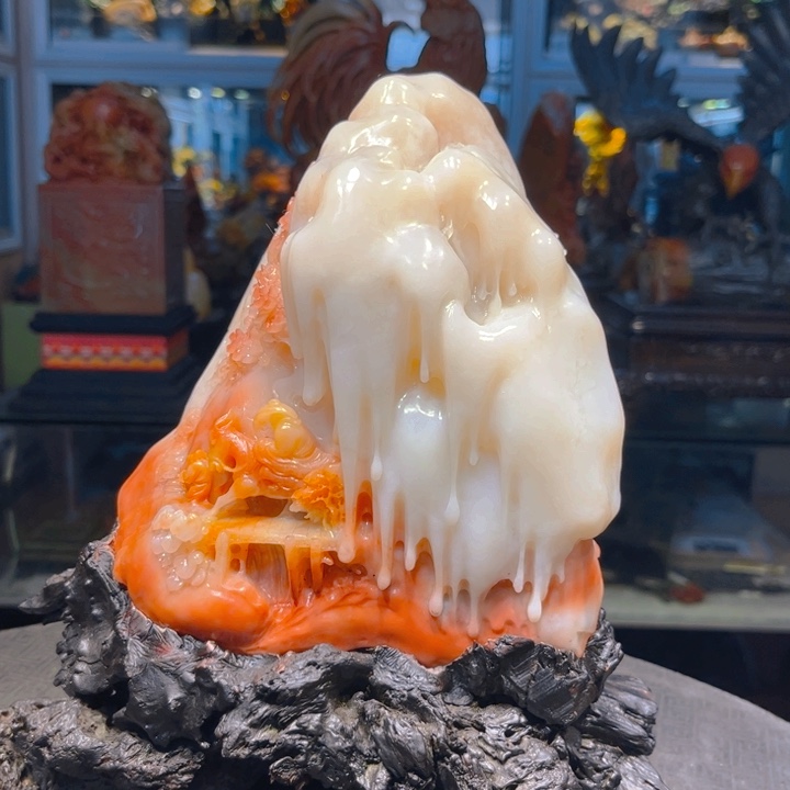 寿山石河**年寿山石雕刻艺术品