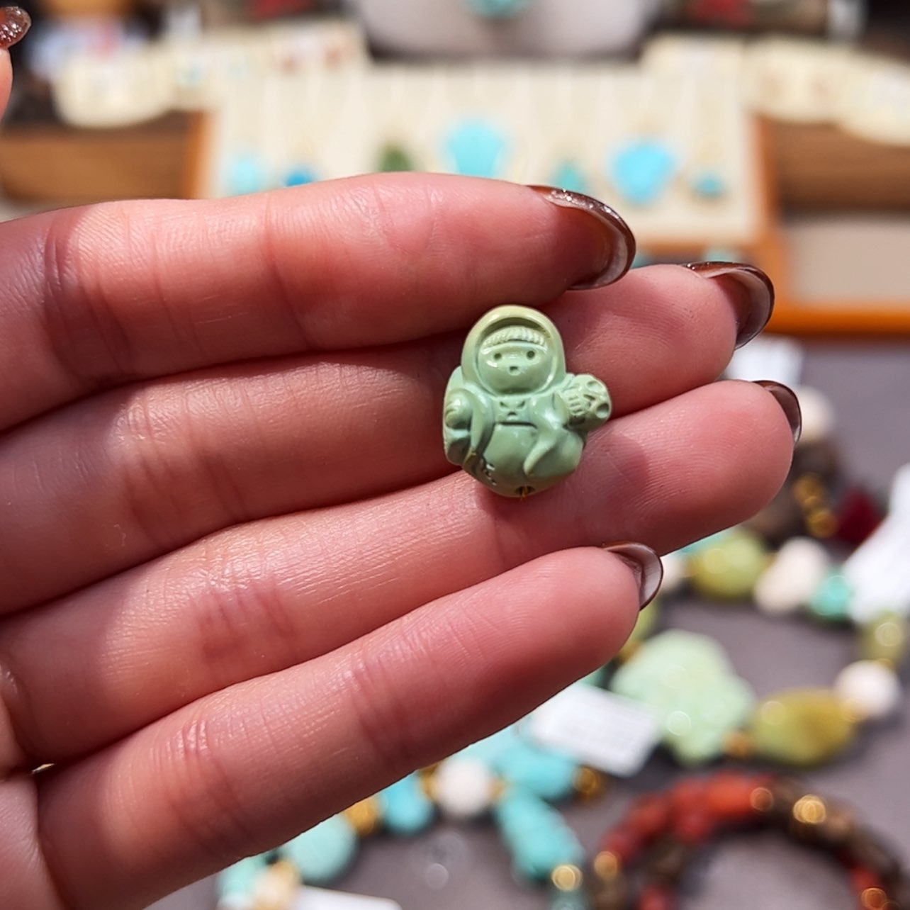 【闪购商品】未镶嵌绿松石女巫裸石