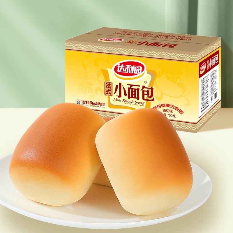 达利园法式小面包软面包糕点营养早餐解饿充饥零食休闲食品达利扁