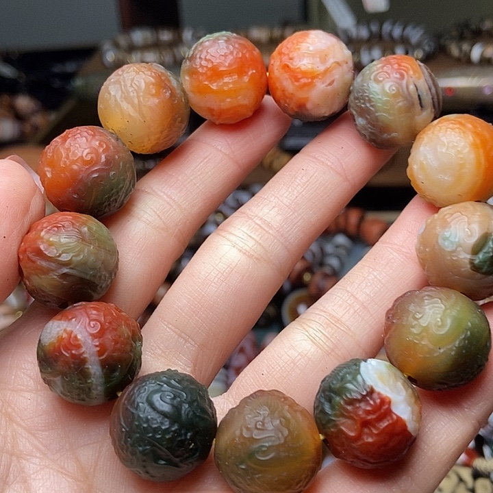 玛瑙/玉髓未镶嵌手链