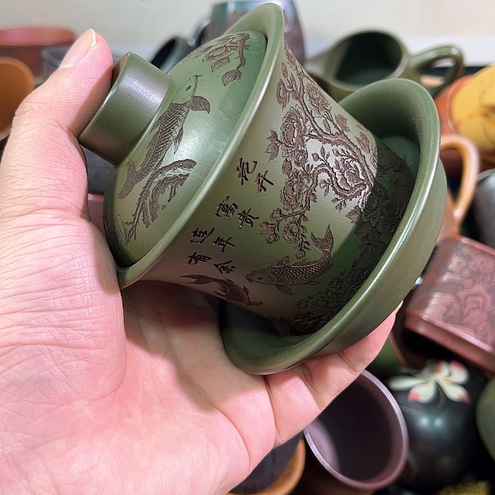 茶杯紫砂全手工紫砂主人杯