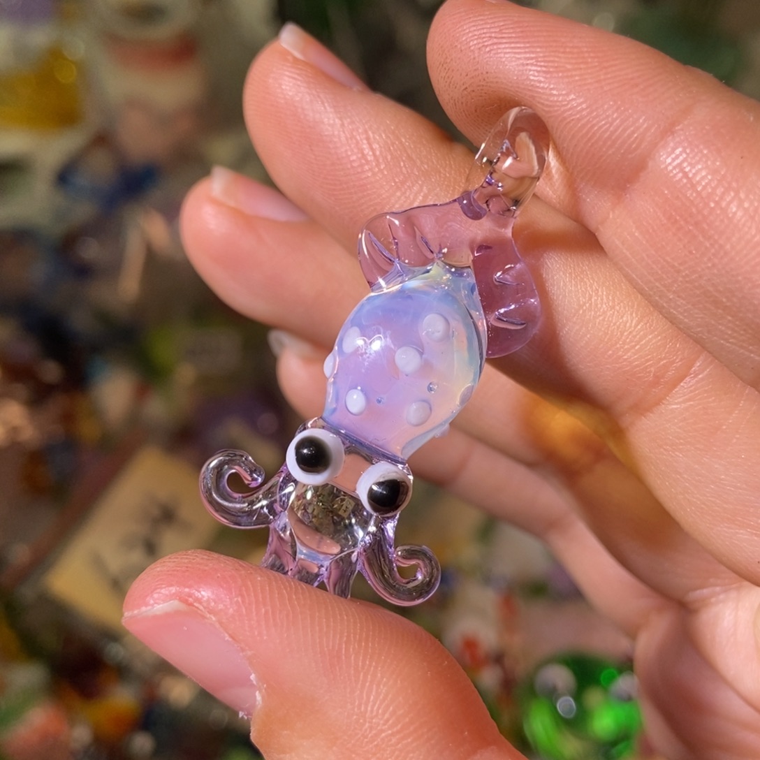 手工艺品琉璃粉幽灵白