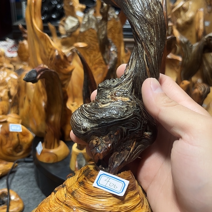 大***哥柏木崖柏摆件摆件21