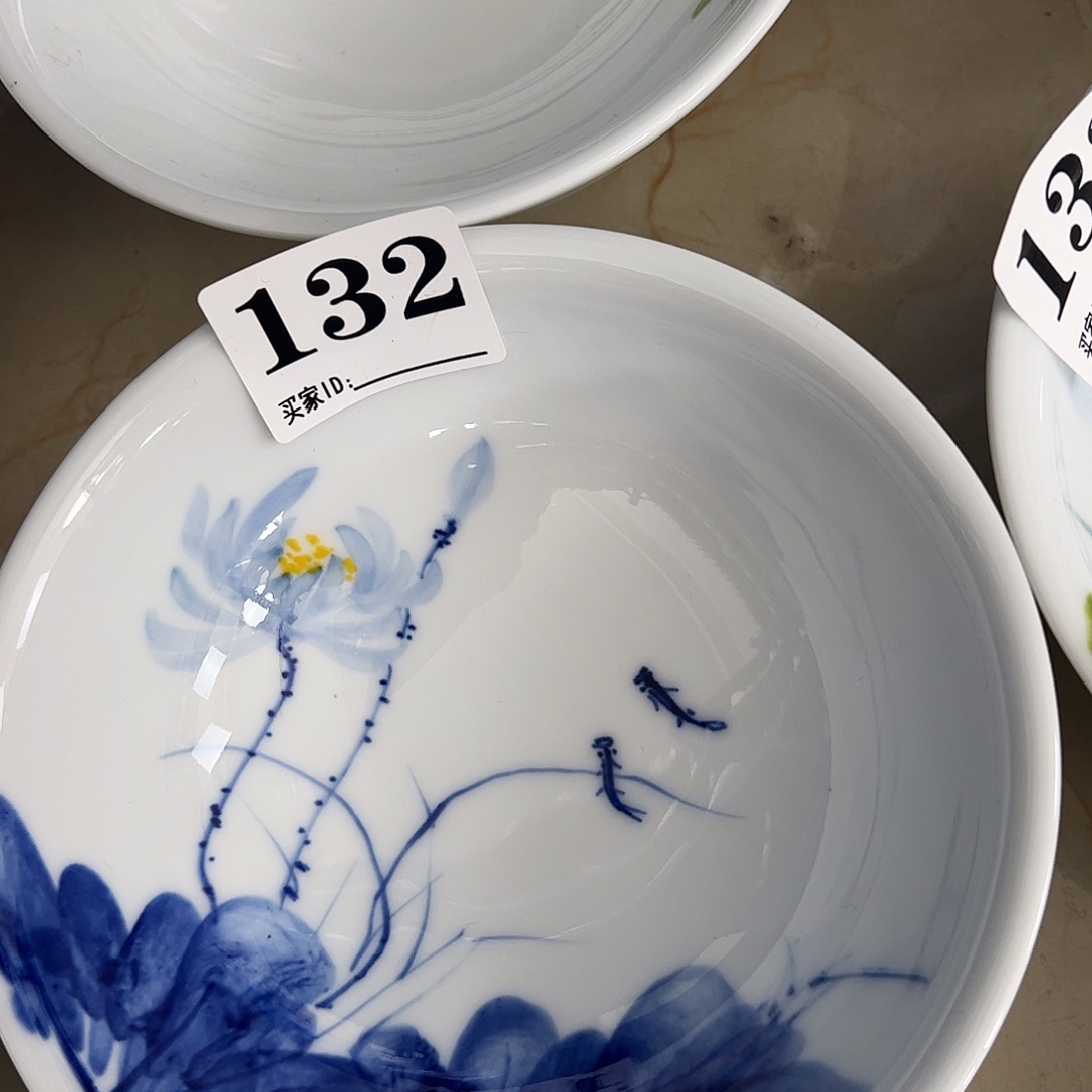 瓷片景德镇陶瓷手工手绘制作