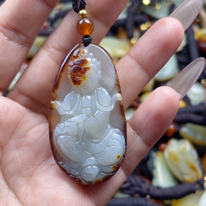 和田玉颈饰未镶嵌