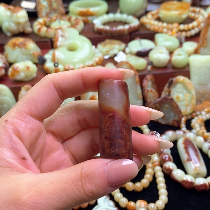 岫岩河磨玉（透闪石质玉）未镶嵌挂件