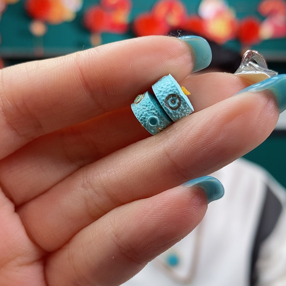 绿松石珠宝奇石未镶嵌