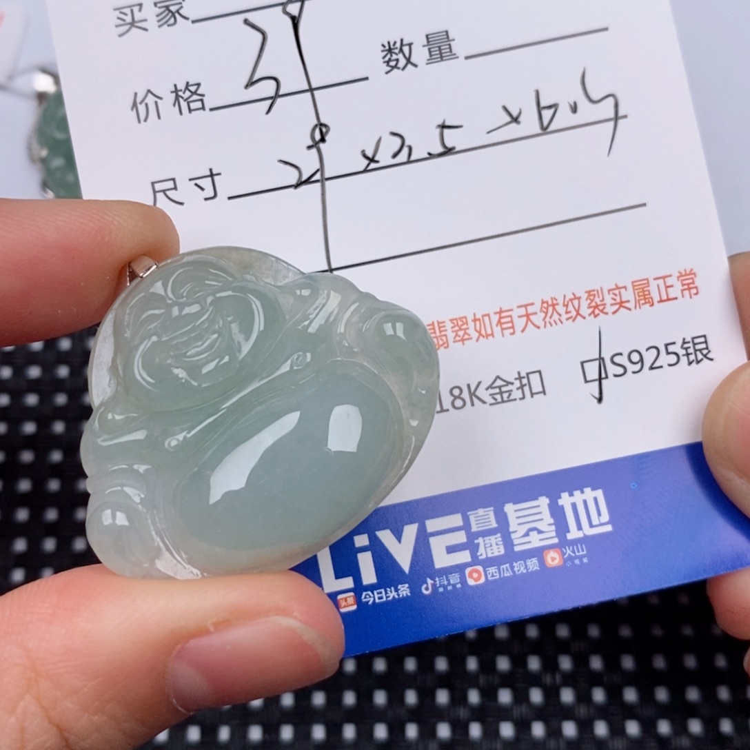 翡翠银S925镶嵌颈饰