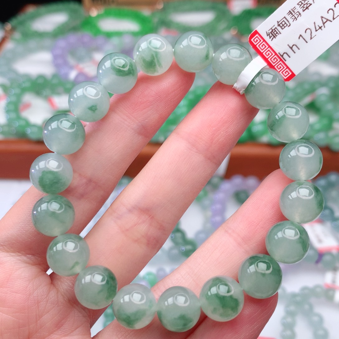 翡翠手链未镶嵌翡翠10mm