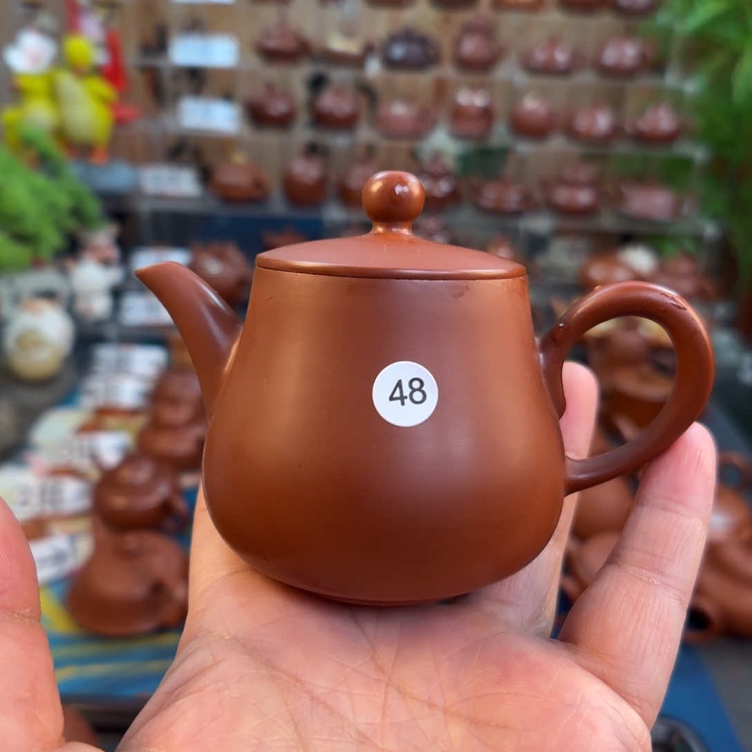 茶壶朱泥朱泥茶壶微瑕120
