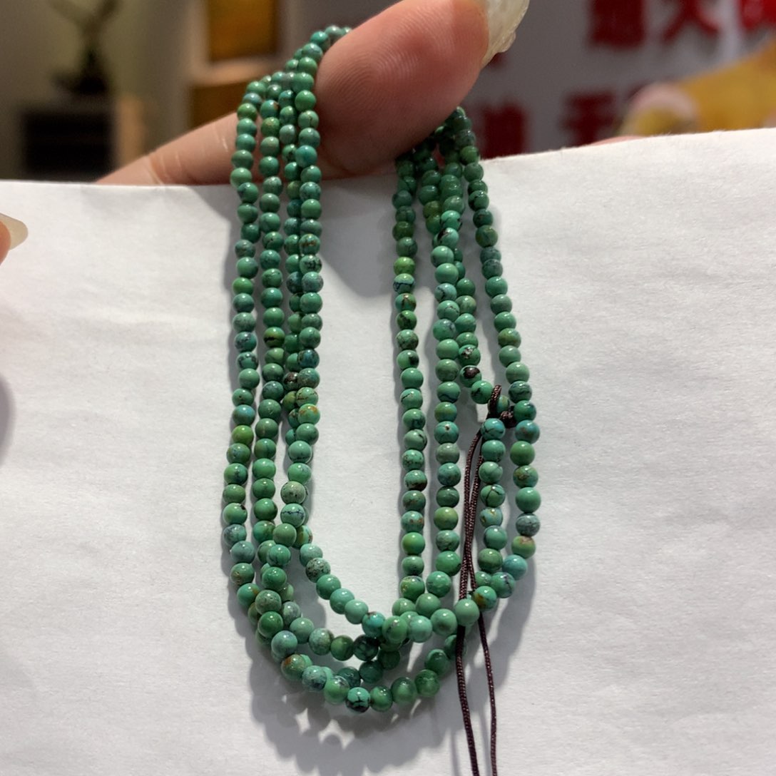 绿松石长链未镶嵌
