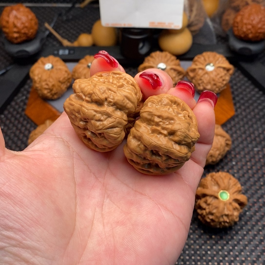 文玩核桃把件海***空蛤蟆