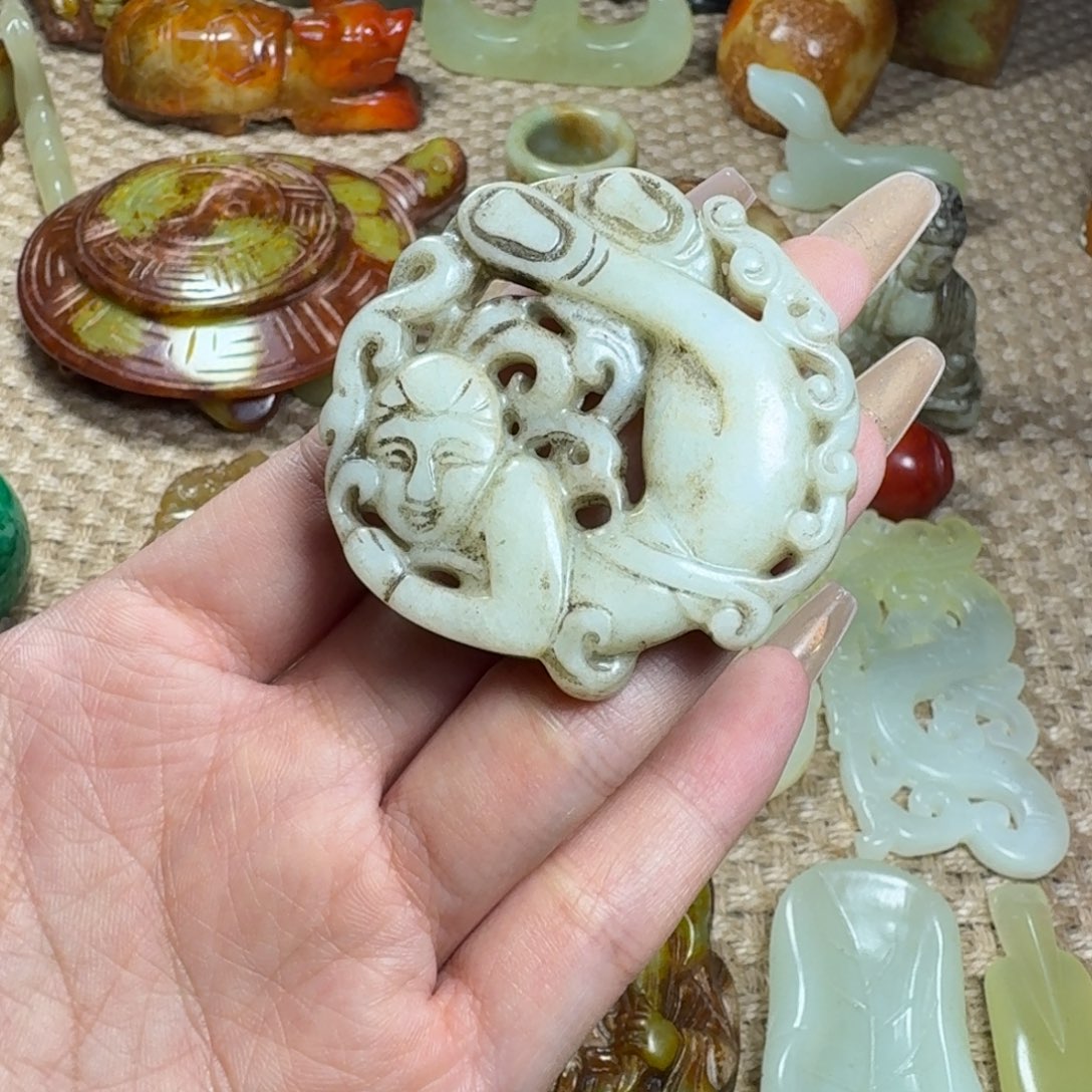 吊坠白玉菩提挂件