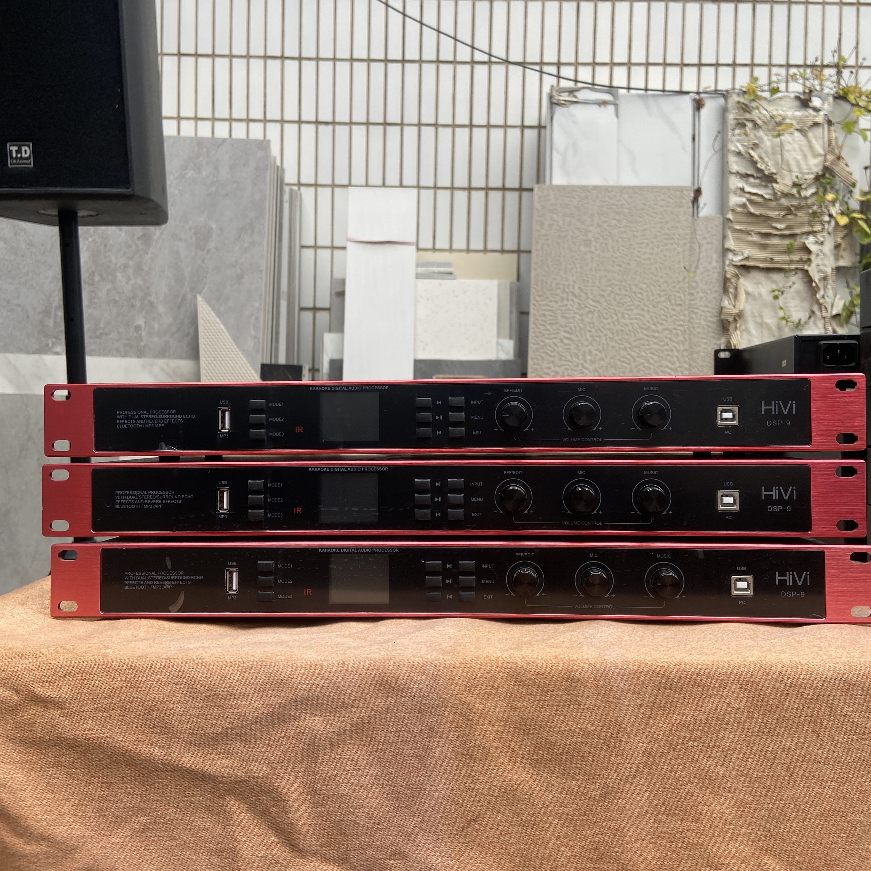 9新  音箱器材：HiVi DSP-9 九新 不包邮