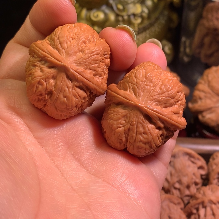 吊坠文玩核桃33尺红方印