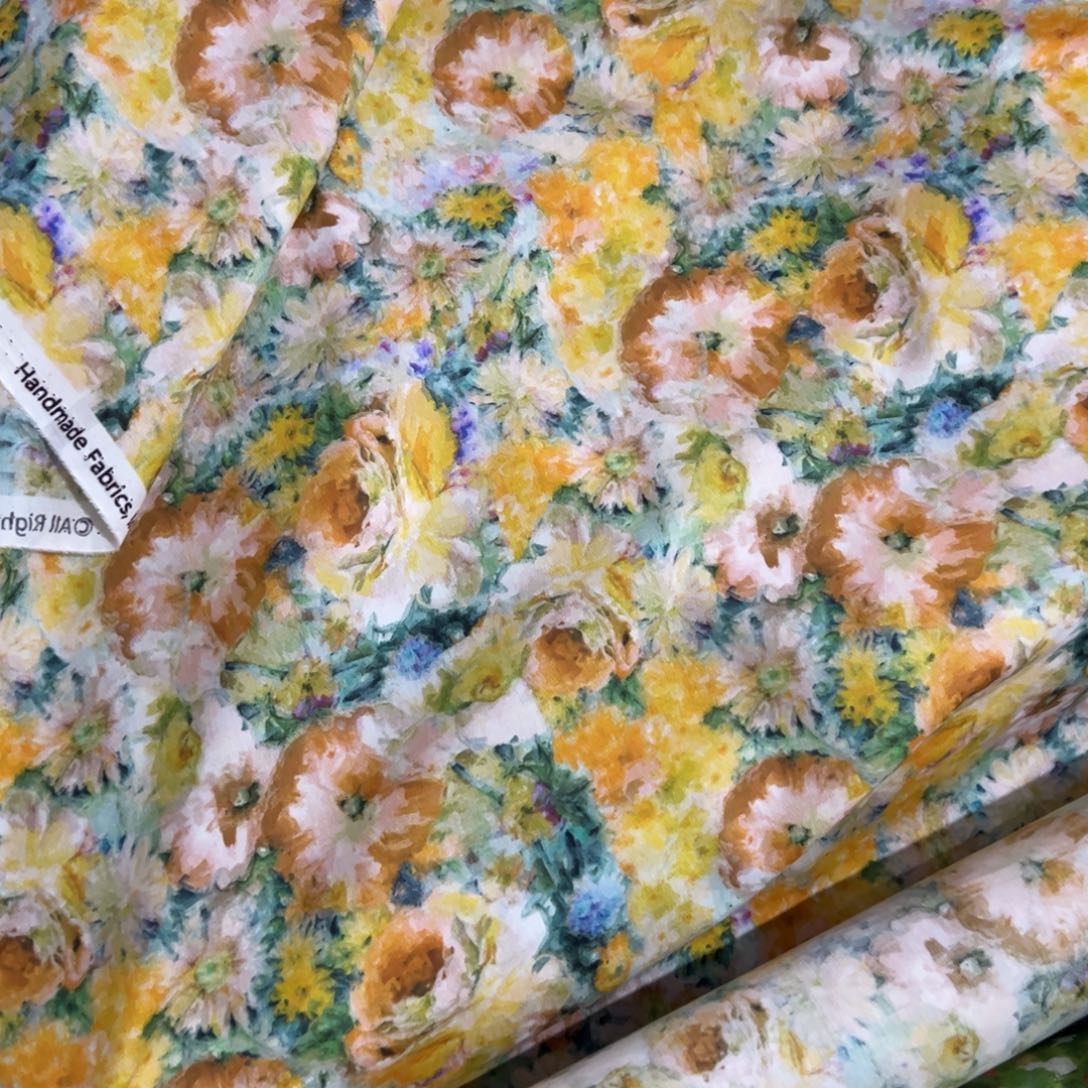 一米价纯棉80支府绸1.45米宽果子布艺地卷