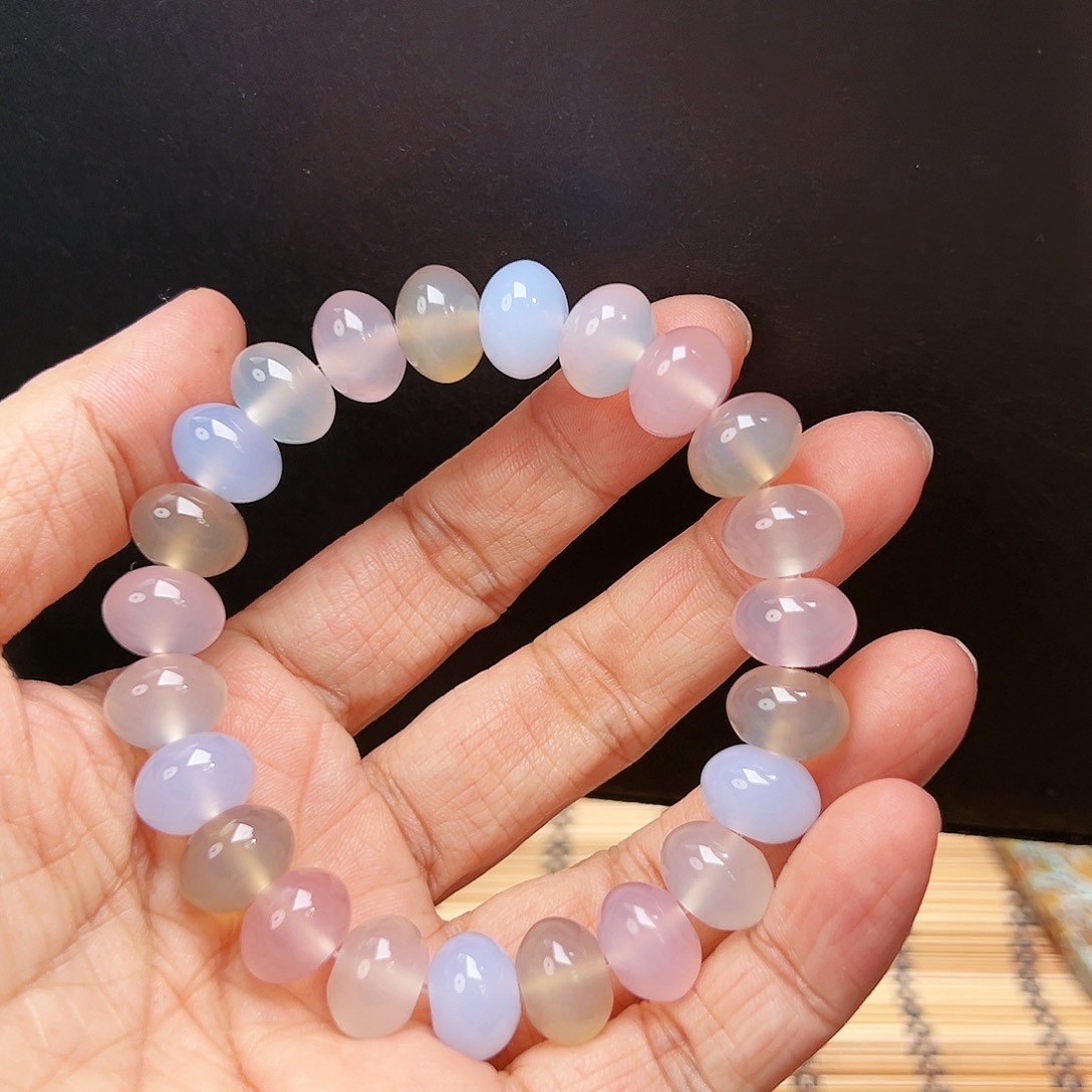 未镶嵌玛瑙/玉髓珠宝半成品