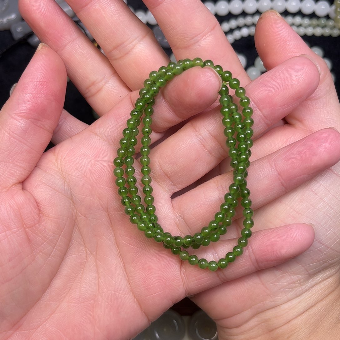 和田玉手链未镶嵌